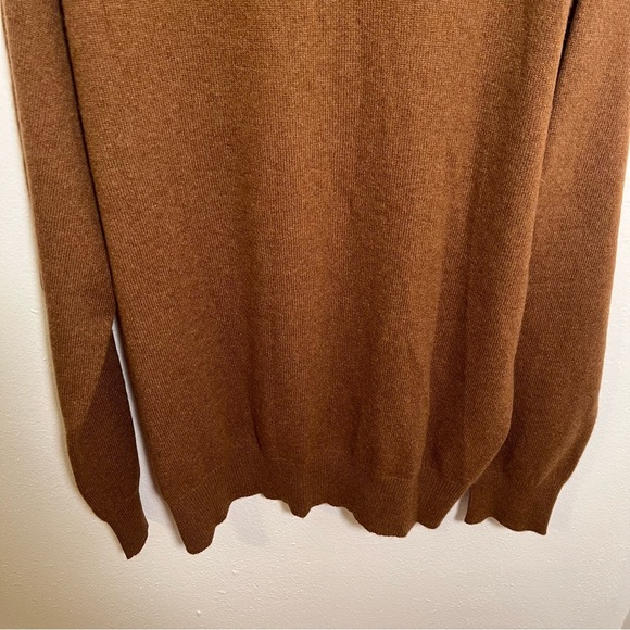 Vintage Basic Concepts Crewneck Sweater Tan Cashmere L - Picture 9 of 10